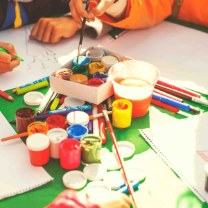 Creative People Doing Arts and Crafts Set