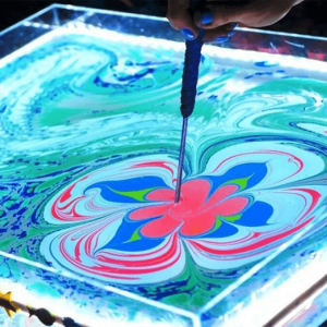 Artistic Character with Palette Ready to Create