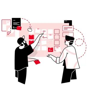 Digital Business Illustration Set