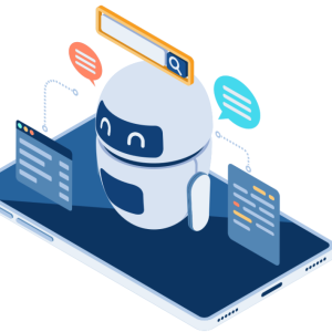 Artificial Intelligence Chatbot Illustration