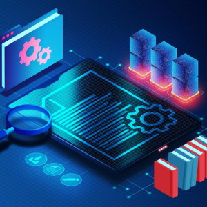 Digital Auditing 3D Illustration