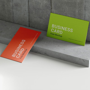 Customizable Business Card Mockup