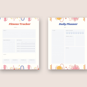 Abstract Shapes Planner Set