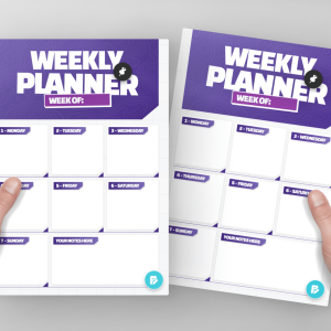 Plain Weekly Planner