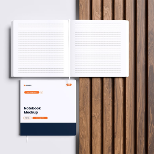High Quality Notebook Mockup