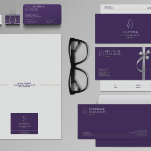 Deeprock Stationery Set & Invoice