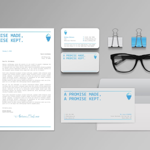Iceberg Stationery Set & Invoice
